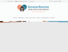 Tablet Screenshot of greaterbostonhcs.com